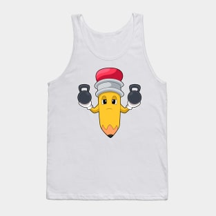 Pencil Bodybuilding Dumbbells Tank Top